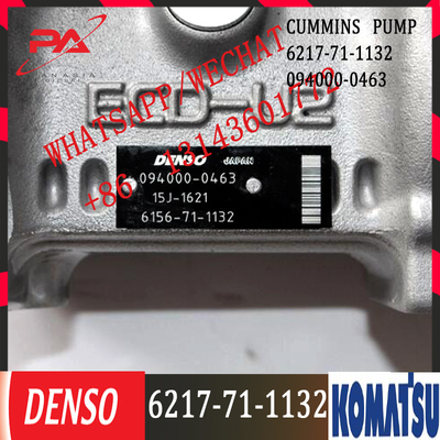 094000-0463 Diesel 6D125 Engine DENSO Fuel Pump 094000-0463 6156-71-1132 For Komatsu PC400-7 Excavator