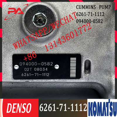 094000-0582 DENSO Diesel SAA6D140 Engine Fuel HP0 pump 094000-0582 6261-71-1112 For Komatsu PC650-8 PC600-8 PC800-8