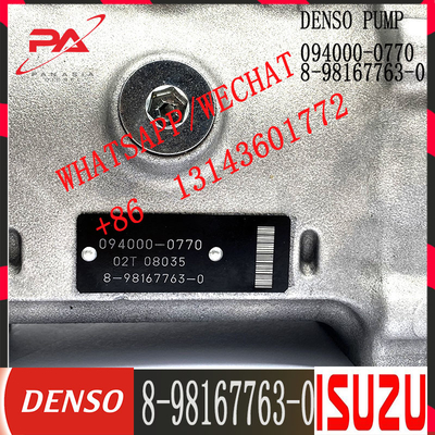 For ISUZU 6WG1 Engine Fuel Injection Pump 8-98167763-0 094000-0770 0940000770