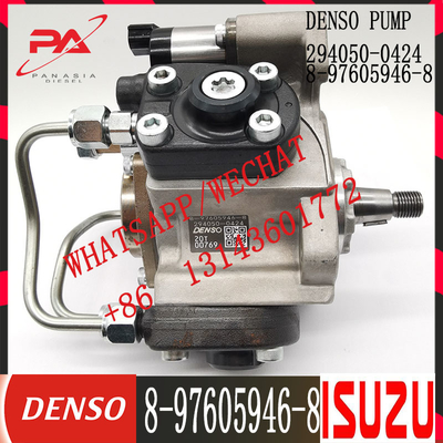 High quality excavator parts original remain fuel injection pump 294050-0424  For ISUZU 8-97605946-8 DENSO