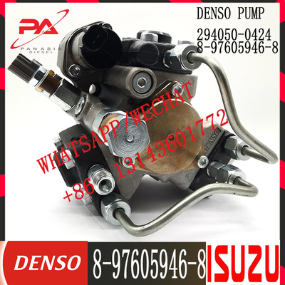 High quality excavator parts original remain fuel injection pump 294050-0424  For ISUZU 8-97605946-8 DENSO