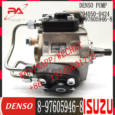 High quality excavator parts original remain fuel injection pump 294050-0424  For ISUZU 8-97605946-8 DENSO