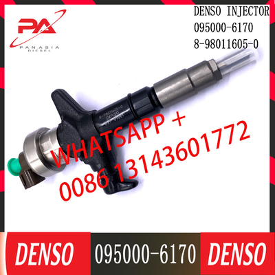 095000-6991 095000-6170 Common Rail Diesel Engine Fuel Injector 8-98011605-1 8-98011605-0 For ISUZU