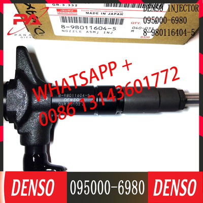 Common Rail Diesel Fuel Injector 095000-6980 For Isuzu-D-Max Engine 4JJ1 8-98011604-0
