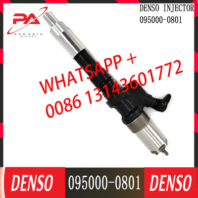 095000-0801 Common Rail Diesel Fuel Injector 6156-11-3100 For Komatsu SA6D125E Engine