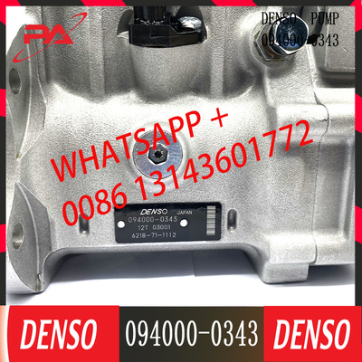 094000-0343 Diesel Engine DENSO Fuel Pump 094000-0341 094000-0343 For KOMATSU SAA6D140E-3 6218-71-1112
