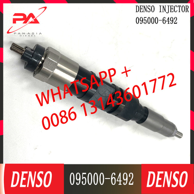 Genuine Common Rail Diesel Engine Fuel Injector 095000-6492 RE529118