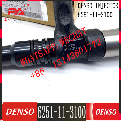PC450-8 Excavator 6D125 engine parts fuel injector 6251-11-3100 095000-6070