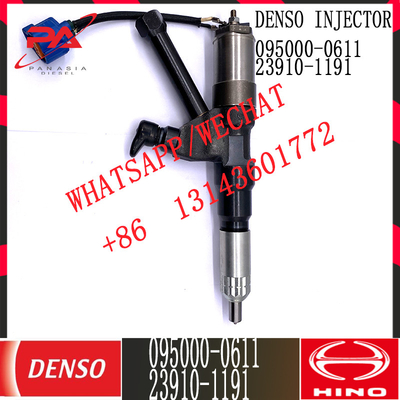 DENSO Diesel Common rail Injector 095000-0611 for HINO 23910-1191