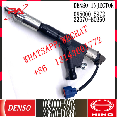 DENSO Diesel Common rail Injector 095000-5972 for HINO 23670-E0360
