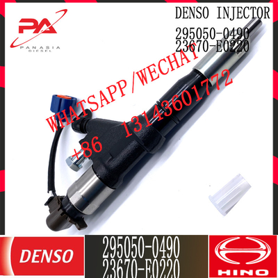 23670-E0220 DENSO Diesel Common Rail Injector 295050-0490 For HINO