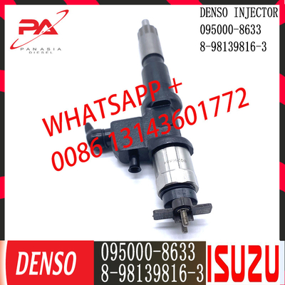 Denso Diesel Engine Common Rail Injector 095000-8633 For Isuzu 8-98139816-3
