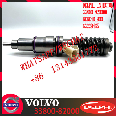Diesel Engine Fuel injector 63229465 33800-82000 BEBE4D19001 E3.18 for HYUNDAI 12L HIGH POWER