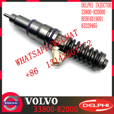 Diesel Engine Fuel injector 63229465 33800-82000 BEBE4D19001 E3.18 for HYUNDAI 12L HIGH POWER