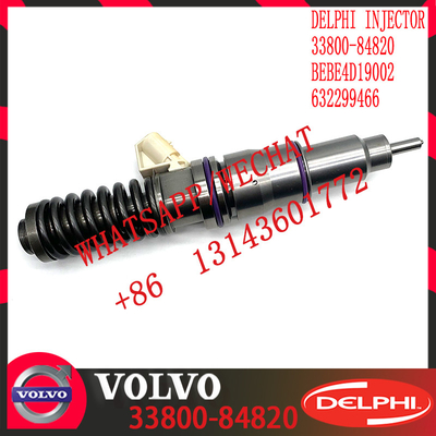 Diesel Engine Fuel injector 63229466 33800-84820 BEBE4D19002 E3.18 for HYUNDAI 12L HIGH POWER