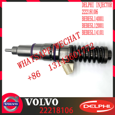 Common Rail Diesel Fuel Injector Assy 22218106 BEBE5L14001 BEBE5L12001 BEBE5L14101 22027810   E3.5 for VOVLO MD16 US14