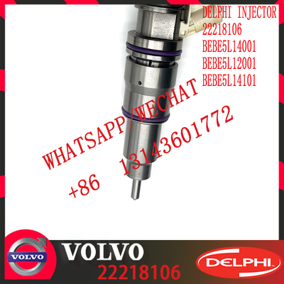 Common Rail Diesel Fuel Injector Assy 22218106 BEBE5L14001 BEBE5L12001 BEBE5L14101 22027810   E3.5 for VOVLO MD16 US14