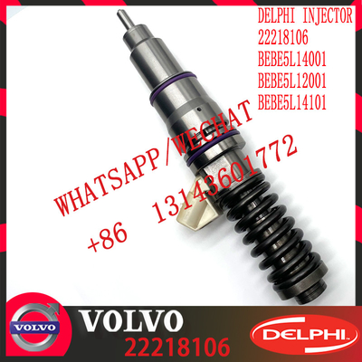 Common Rail Diesel Fuel Injector Assy 22218106 BEBE5L14001 BEBE5L12001 BEBE5L14101 22027810   E3.5 for VOVLO MD16 US14