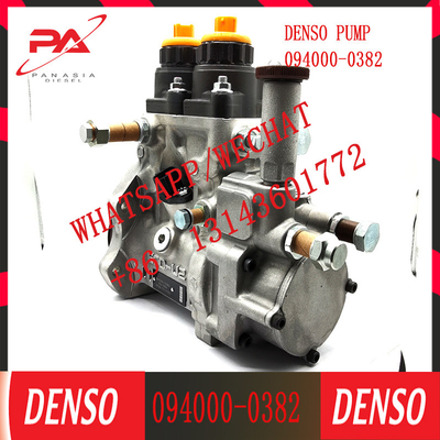 Common rail fuel pump Golden Vidar RENEW Diesel Injection Fuel Pump 094000-0382 For KOMATSU SAA6D125E-3 6156-71-1111