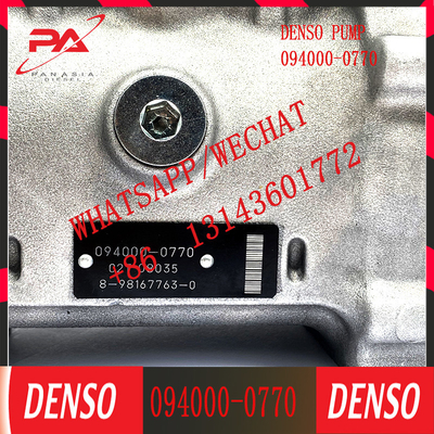 6WG1 6WG1-TC common rail pump 094000-0770 8-98167763-0 diesel fuel injection pump 094000-0770 for Hiatch ZX450LC