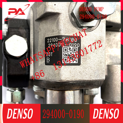 Diesel fuel injection pump 294000-0190 fuel injection pumps 22100-78180 for Toyota common rail fuel pump