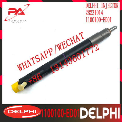 28231014 DELPHI Diesel Fuel Injector For Great Wall Autombile 1100100-ED01