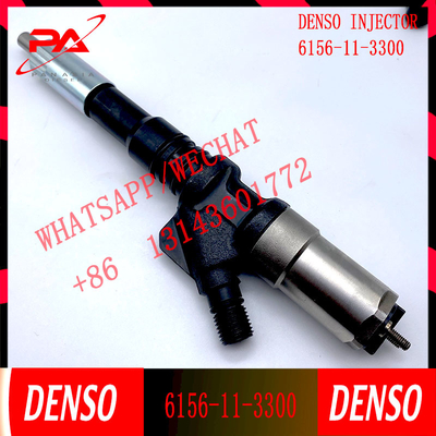 6D125 Excavator Fuel Injector Nozzle Assy 6156-11-3300 095000-1211 For PC400-7 PC450-7