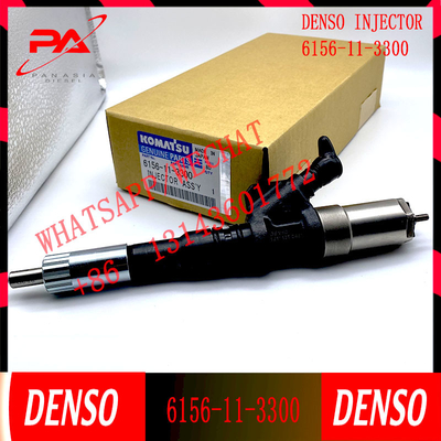 6D125 Excavator Fuel Injector Nozzle Assy 6156-11-3300 095000-1211 For PC400-7 PC450-7