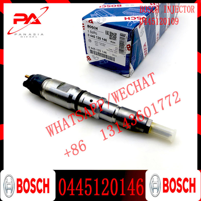 New Diesel Fuel Injector Common Rail Injector Assembly 0445120146 65.10401-7006 65104017006 For DOOSAN DV11 EURO4 Engine