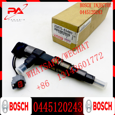 Genuine Original New Common Rail Fuel Diesel Injector 0445120243 For Hino 23670-E0490 23670E0490