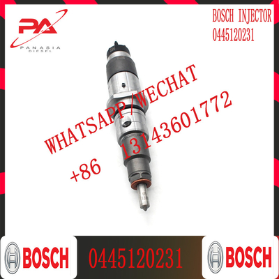 Common Rail Diesel Fuel Injector 0445120059 0445120231 For Cummins Komatsu