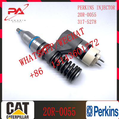 Diesel fuel common rail injector 20R-0055 20R0055 3175278 317-5278 for C-A-T Excavator 140H E3176C E3196 C10 C12 20R-0055