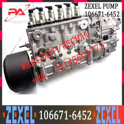 Diesel Engine 6HK1 Injection Pump ZEXEL 106671-6452 106Y164747 Fuel Injection Pump For ZX360 Excavator
