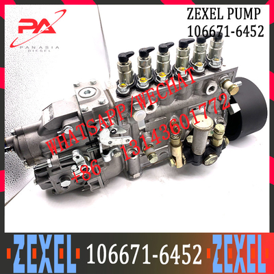 Diesel Engine 6HK1 Injection Pump ZEXEL 106671-6452 106Y164747 Fuel Injection Pump For ZX360 Excavator