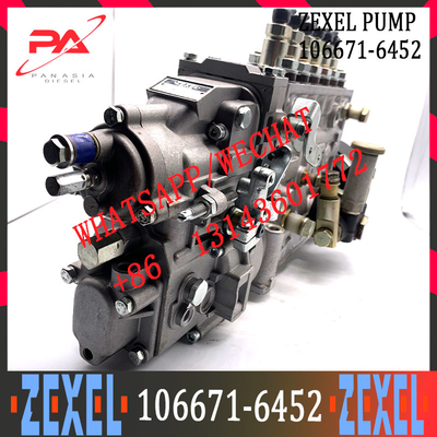 Diesel Engine 6HK1 Injection Pump ZEXEL 106671-6452 106Y164747 Fuel Injection Pump For ZX360 Excavator