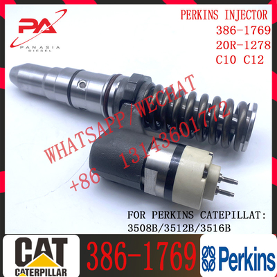 386-1769 Diesel Fuel Injector 20R-1278 For C-A-Terpillar 3508B 3512B 3516B Engine Common Rail
