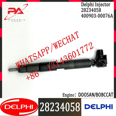 Diesel Fuel Common Rail Injector 28234058 400903-00076A For DOOSAN 1.8 Excavator D18/D24
