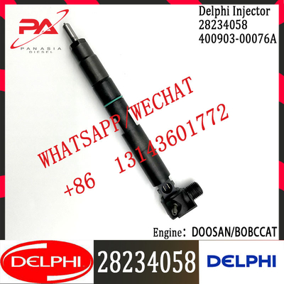 Diesel Fuel Common Rail Injector 28234058 400903-00076A For DOOSAN 1.8 Excavator D18/D24