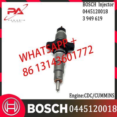 BOSCH original Diesel Common Rail Injector 0445120018 0445120069 3949619 3976646 for CDC/CUMMINS Engine