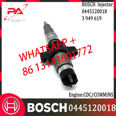 BOSCH original Diesel Common Rail Injector 0445120018 0445120069 3949619 3976646 for CDC/CUMMINS Engine