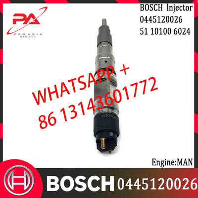 BOSCH original Diesel Common Rail Injector 0445120026 0445120030 51101006024 51101006035 for MAN Engine