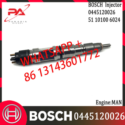 BOSCH original Diesel Common Rail Injector 0445120026 0445120030 51101006024 51101006035 for MAN Engine