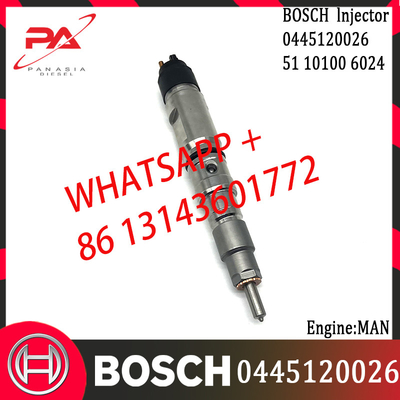 BOSCH original Diesel Common Rail Injector 0445120026 0445120030 51101006024 51101006035 for MAN Engine