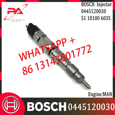 BOSCH original Diesel Common Rail Injector 0445120030 0445120031 0445120044 51101006035 51101006026 for MAN Engine