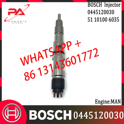 BOSCH original Diesel Common Rail Injector 0445120030 0445120031 0445120044 51101006035 51101006026 for MAN Engine