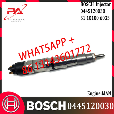 BOSCH original Diesel Common Rail Injector 0445120030 0445120031 0445120044 51101006035 51101006026 for MAN Engine