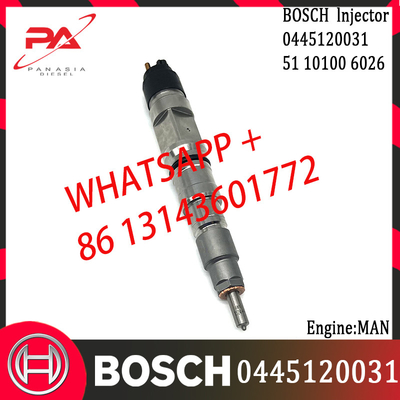 BOSCH original Diesel Common Rail Injector 0445120031 0445120044 0445120053 51101006026 51101006049 for MAN Engine