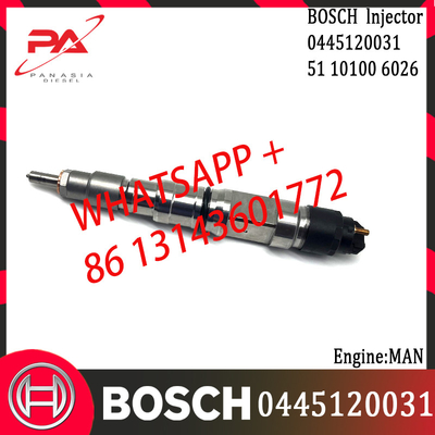 BOSCH original Diesel Common Rail Injector 0445120031 0445120044 0445120053 51101006026 51101006049 for MAN Engine