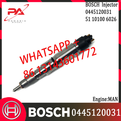 BOSCH original Diesel Common Rail Injector 0445120031 0445120044 0445120053 51101006026 51101006049 for MAN Engine