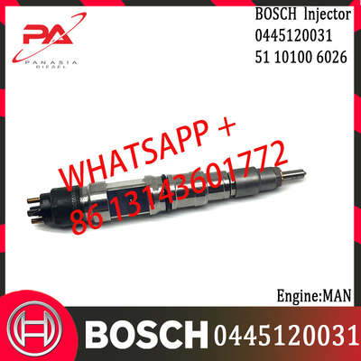 BOSCH original Diesel Common Rail Injector 0445120031 0445120044 0445120053 51101006026 51101006049 for MAN Engine